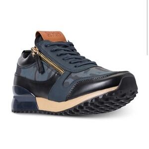 SNKR Project Rodeo Mens Blue Gray Camo Zipper‎ Sneakers Shoes Size 7.5 SNKRT131